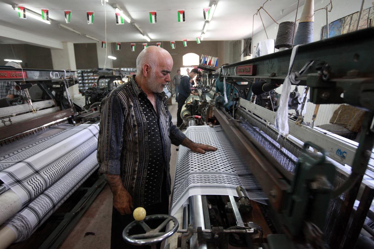 How Palestine’s last keffiyeh factory is helping olive trees to ...