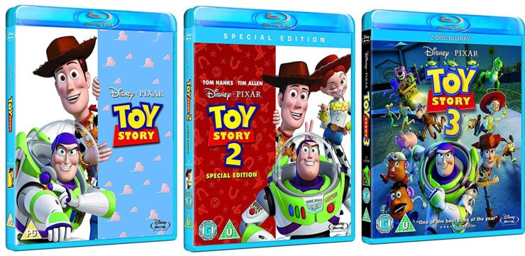 dvd toy story 1 2 3